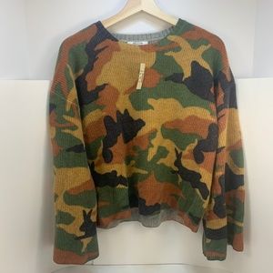 NWT Madewell Camo inspired Sweater